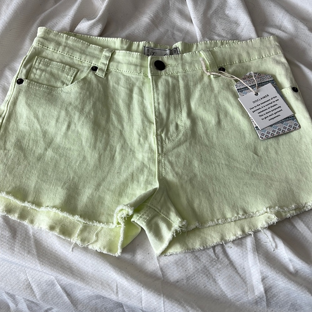 Juniors Shorts. Size 7. Yellow